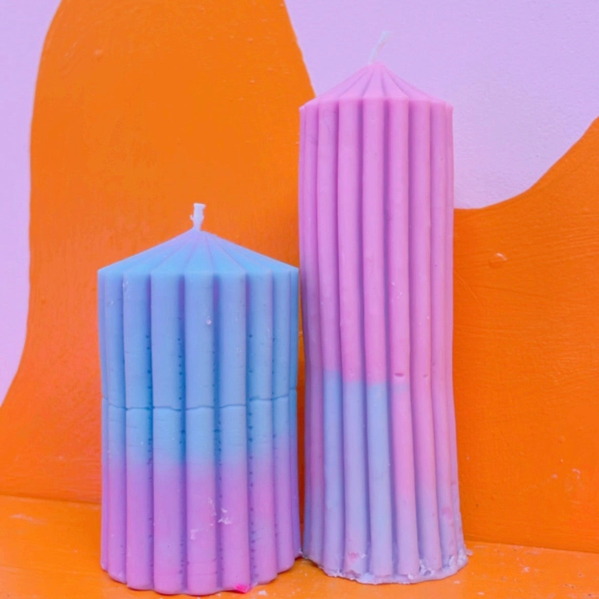 Pink Fizz & Pomelo Ribbed Candles