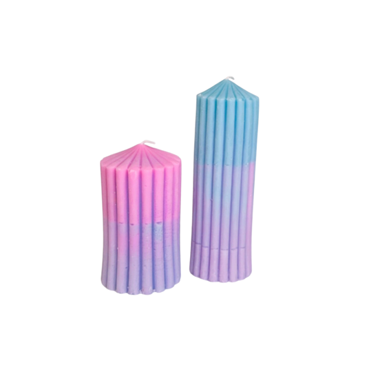 Pink Fizz & Pomelo Ribbed Candles