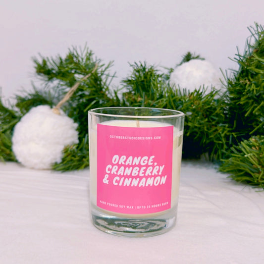 Orange Cranberry & Cinnamon 20cl Candle