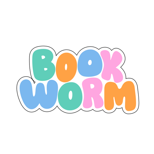 Bookworm Sticker