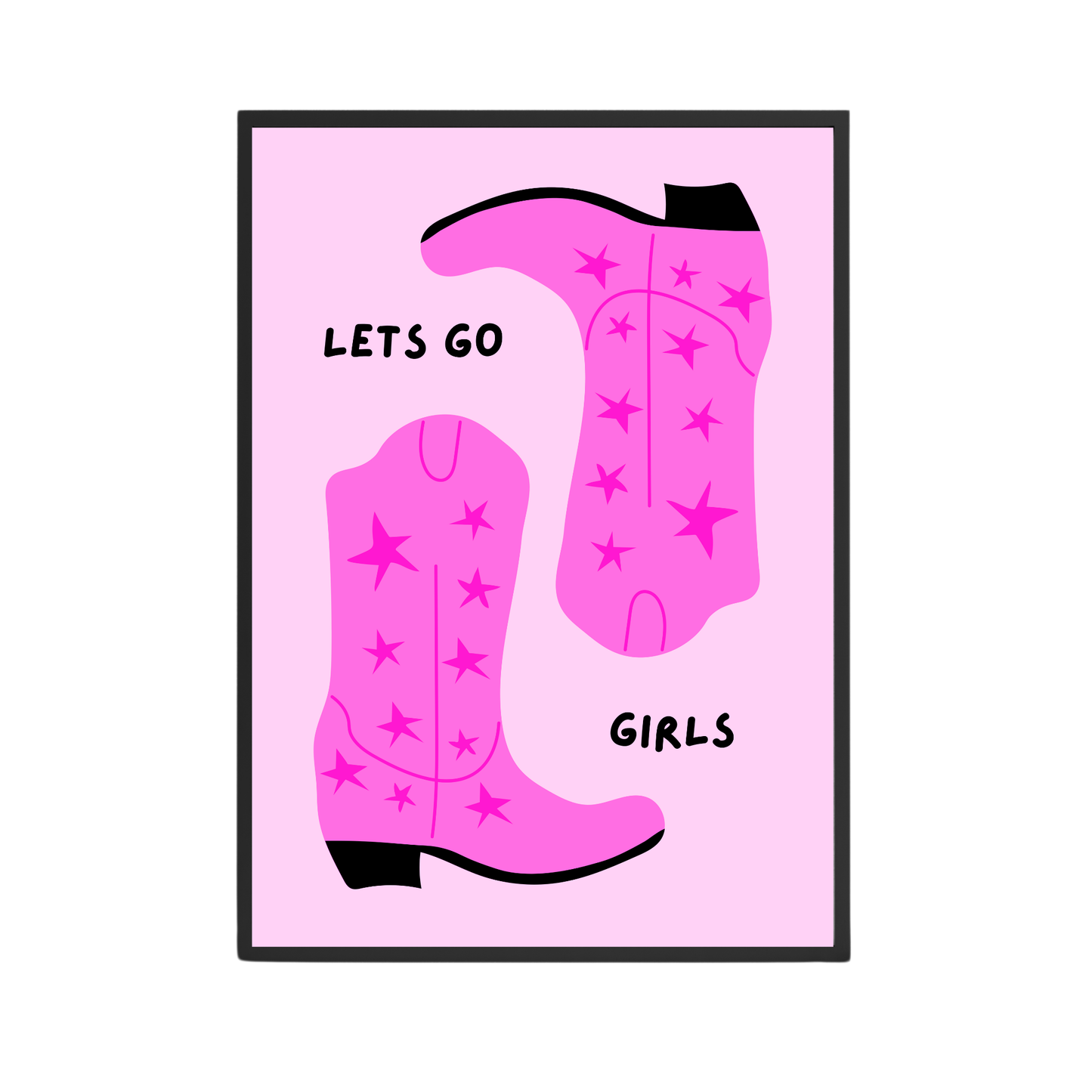 Let Go Girls A4 Print