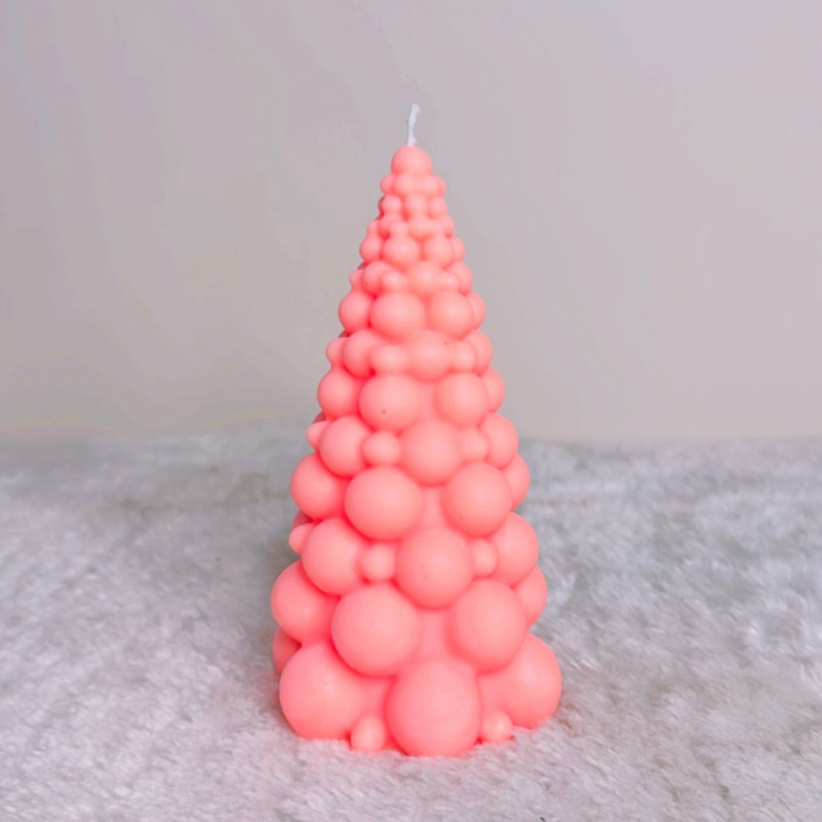 Bubble Christmas Tree Candle