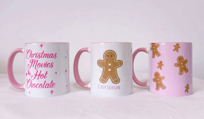 Pink Gingerbread Mug