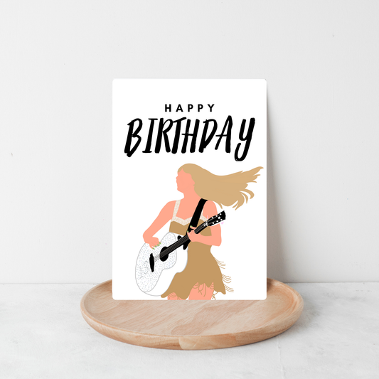 Taylor Swift Birthday Card