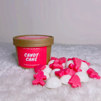 Candy Cane Wax Melt Pot