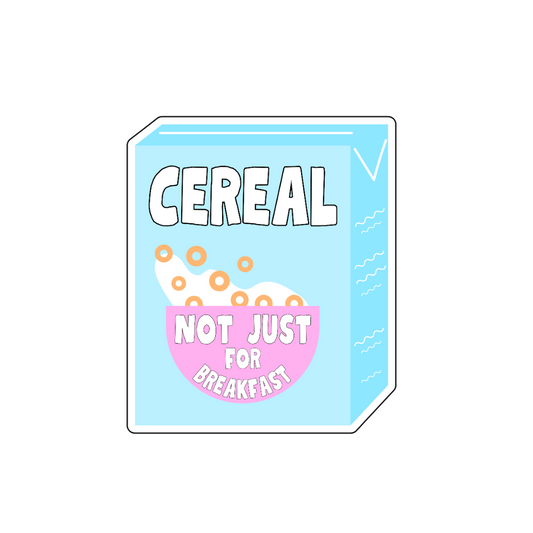 Cereal Not Just For Breakfast Sticker