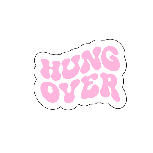 Hungover sticker