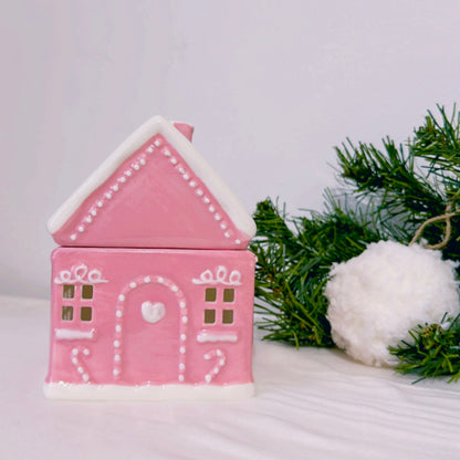 Pink Gingerbread House Burner