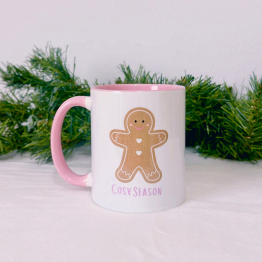 Cosy Season Gingerbread Man Mug