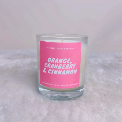 Orange Cranberry & Cinnamon 20cl Candle