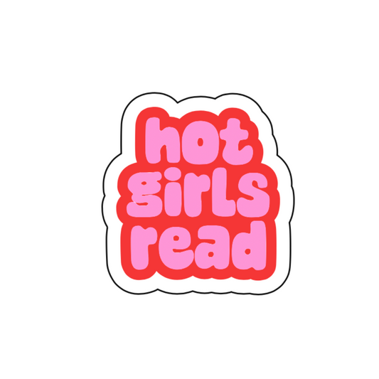 Hot Girls Read Sticker