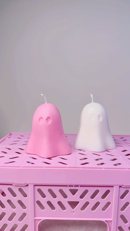 Ghost Pillar Candle
