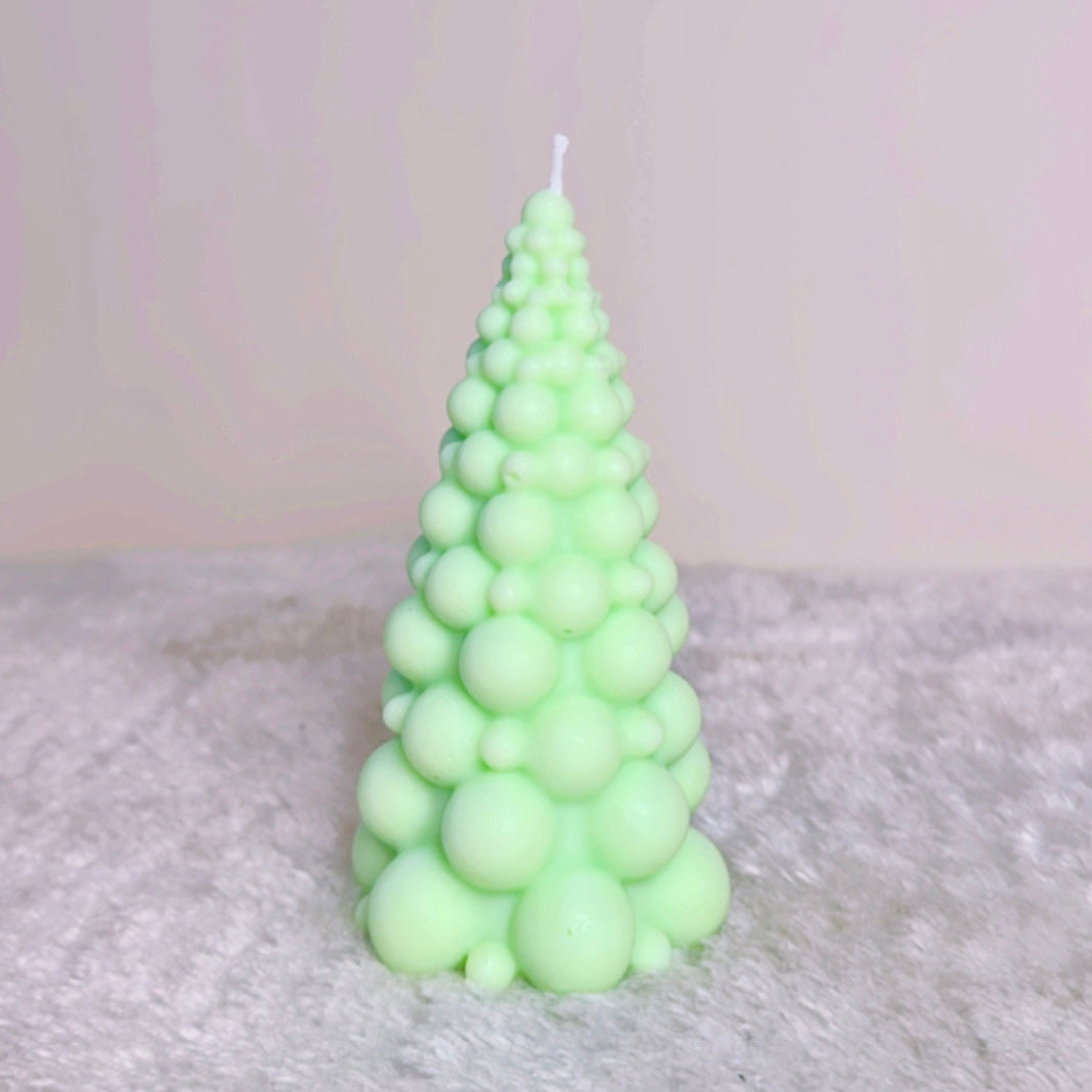 Bubble Christmas Tree Candle