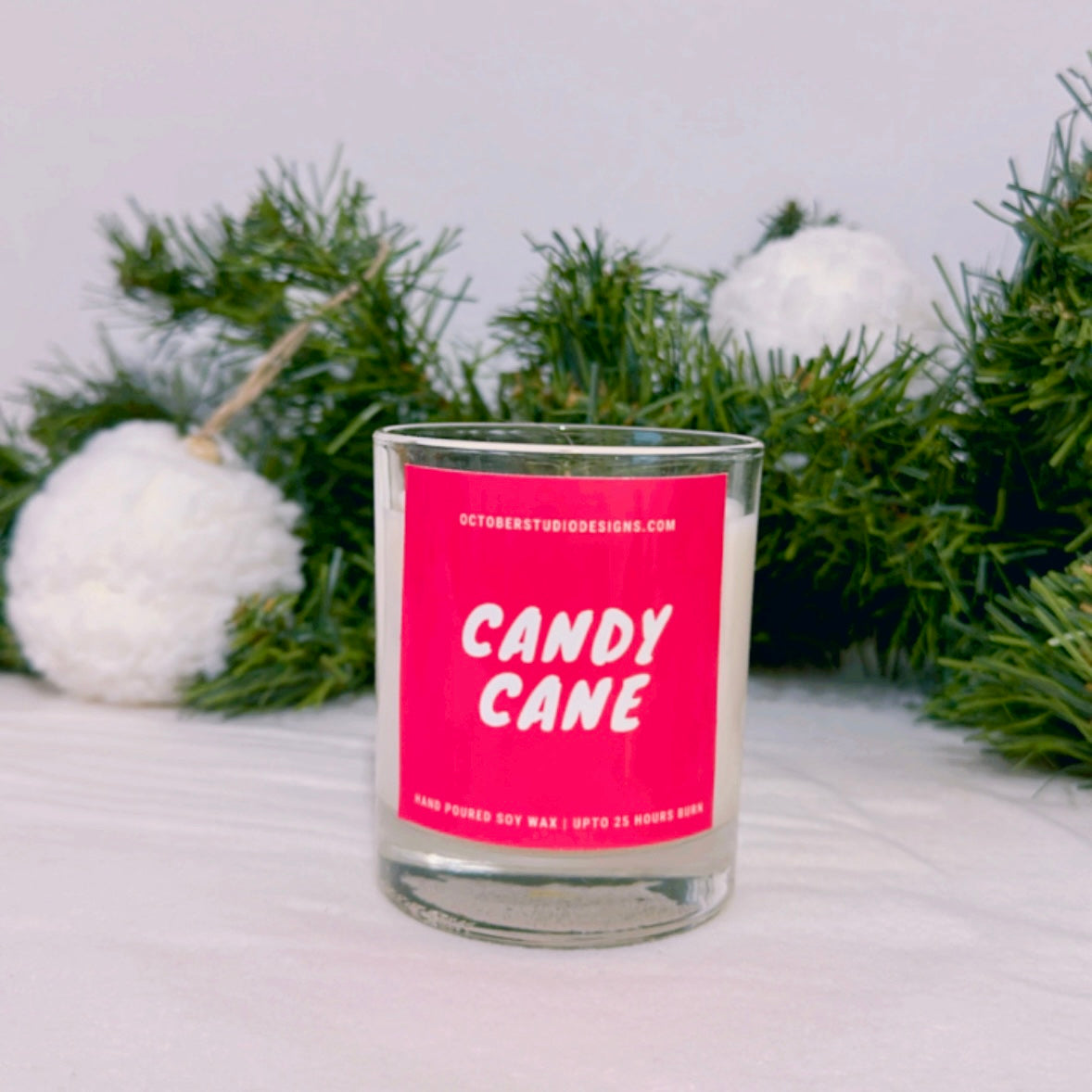 Candy Cane 20cl Candle