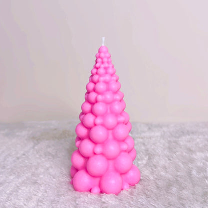 Bubble Christmas Tree Candle