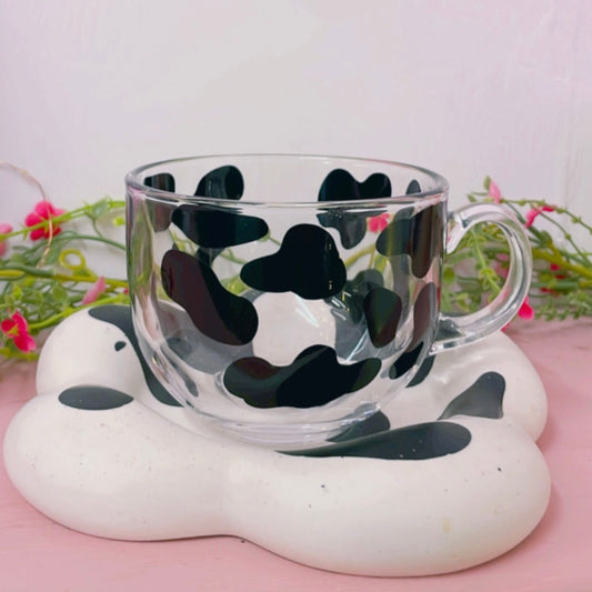 Cow Print Cappuccino Mug
