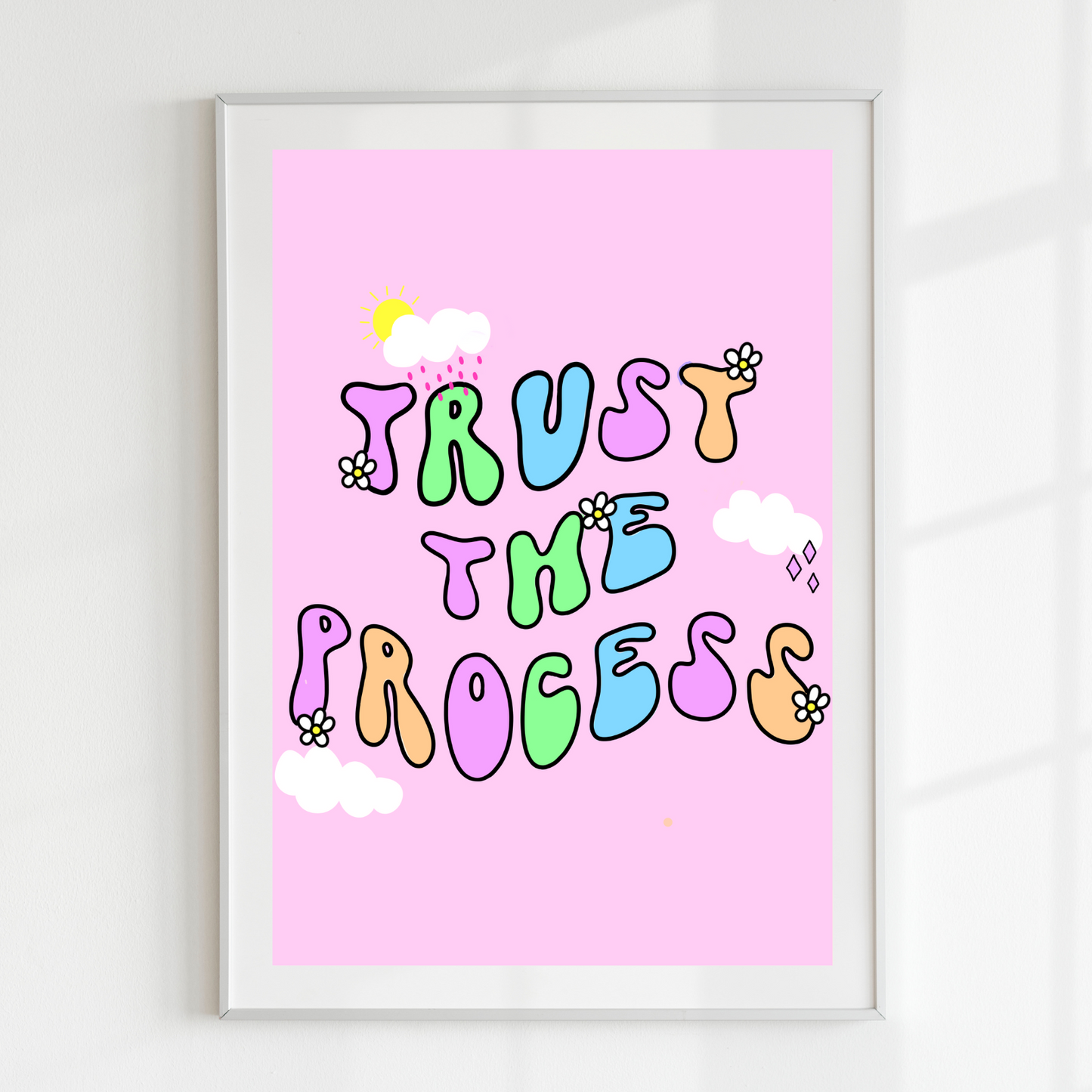 Trust The Process A4 Print