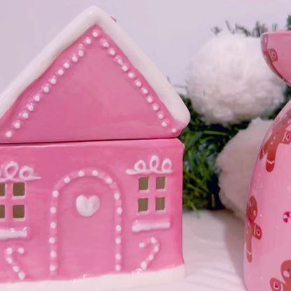 Pink Gingerbread House Burner